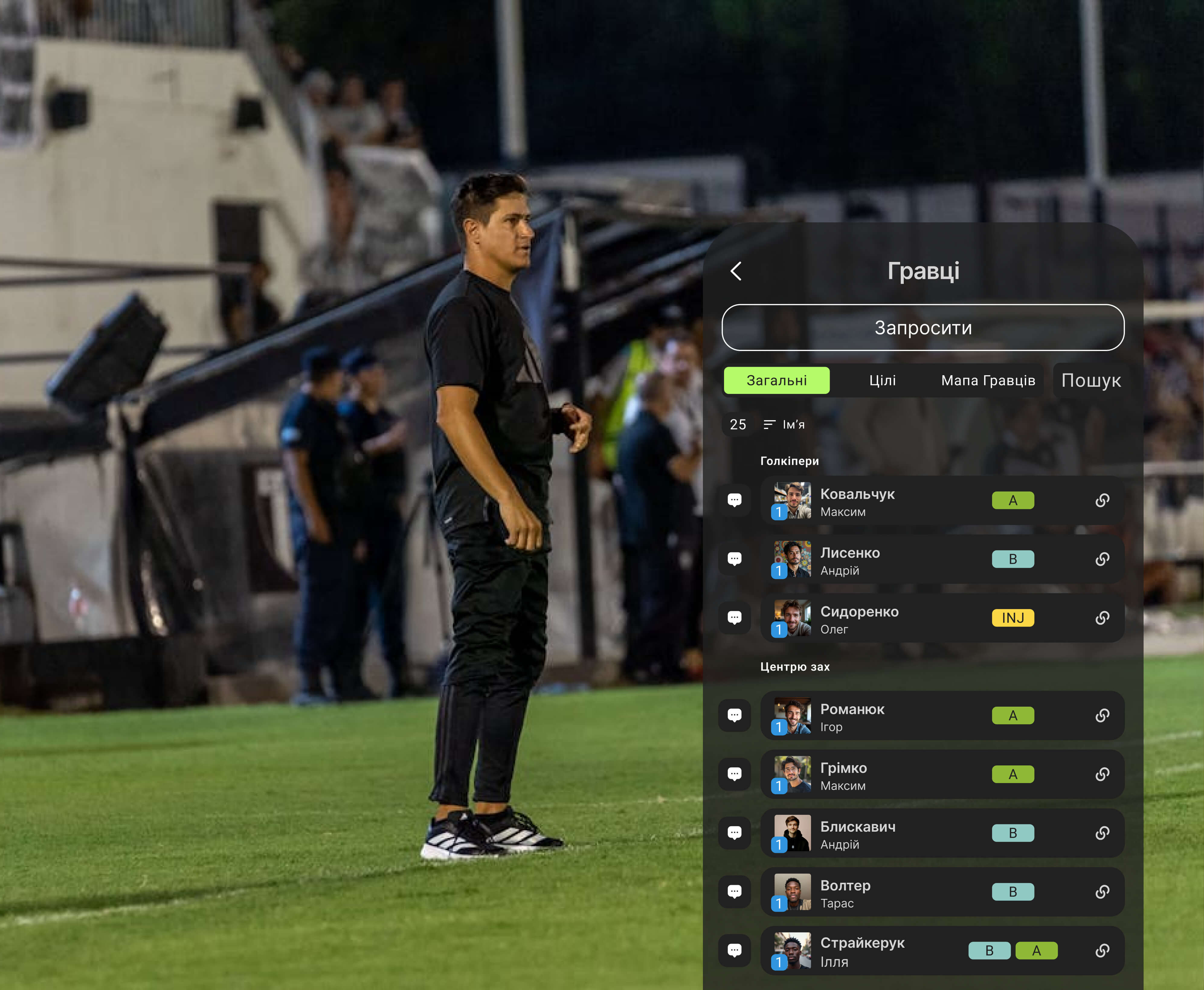 Control over club operations